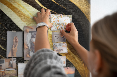 Lousa de cortiça Linhas abstratas