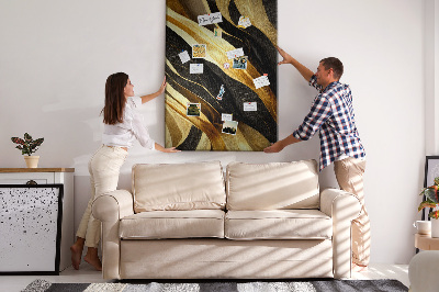 Lousa de cortiça Linhas abstratas