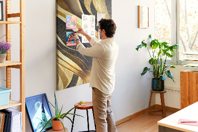 Lousa de cortiça Linhas abstratas