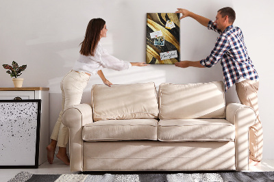 Lousa de cortiça Linhas abstratas