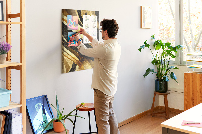 Lousa de cortiça Linhas abstratas