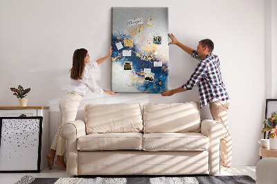 Lousa de cortiça Abstração de mármore