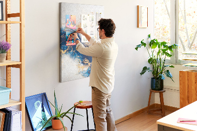 Lousa de cortiça Abstração de mármore