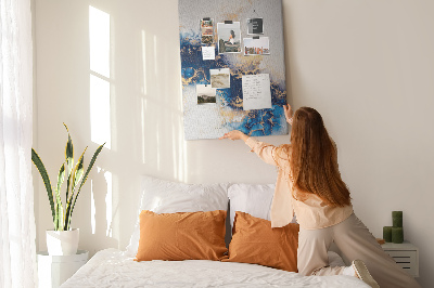 Lousa de cortiça Abstração de mármore