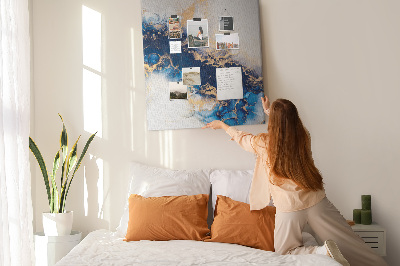 Lousa de cortiça Abstração de mármore