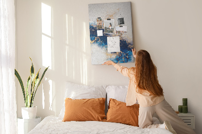 Lousa de cortiça Abstração de mármore