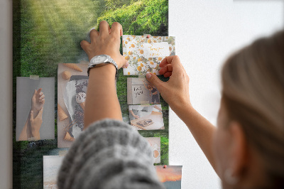 Painel de cortiça para parede Cachoeira com pedras