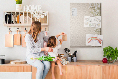 Quadro de cortiça Flores de Gypsophila