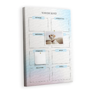 Painel de cortiça para parede Quadro de Visão