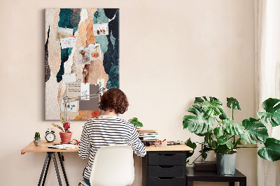 Lousa de cortiça Manchas abstratas