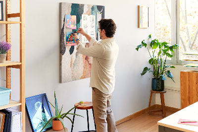 Lousa de cortiça Manchas abstratas