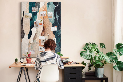 Lousa de cortiça Manchas abstratas