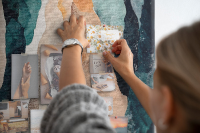 Lousa de cortiça Manchas abstratas