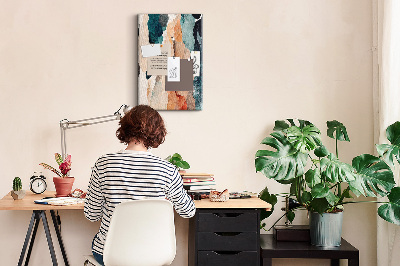 Lousa de cortiça Manchas abstratas