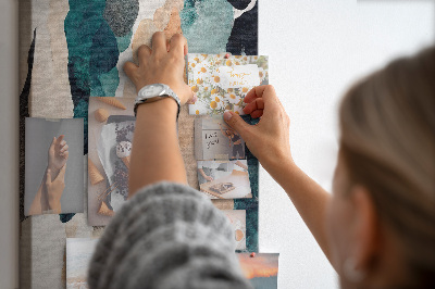 Lousa de cortiça Manchas abstratas