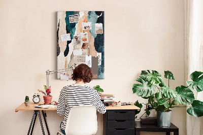 Lousa de cortiça Manchas abstratas