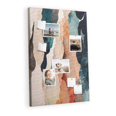 Lousa de cortiça Manchas abstratas