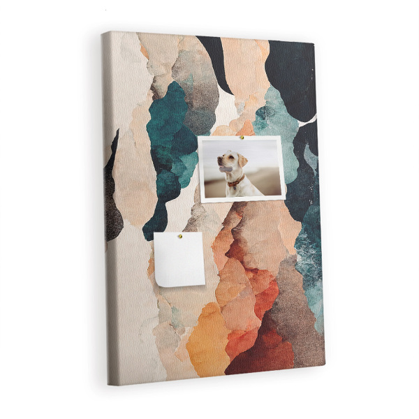 Painel de cortiça para parede Paisagem abstrata