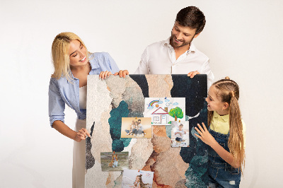 Painel de cortiça para parede Paisagem abstrata