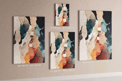Painel de cortiça para parede Paisagem abstrata