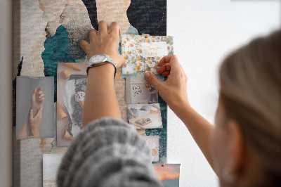 Painel de cortiça para parede Paisagem abstrata