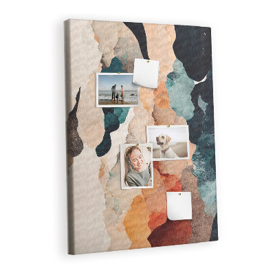 Painel de cortiça para parede Paisagem abstrata