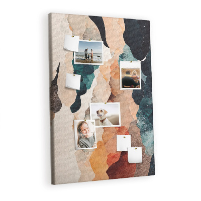 Painel de cortiça para parede Paisagem abstrata