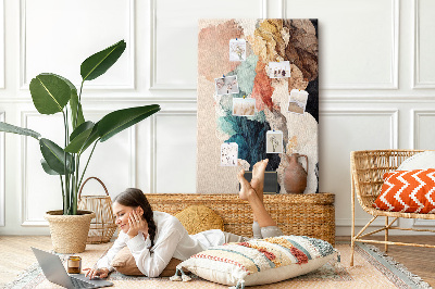 Quadro de cortiça Manchas abstratas