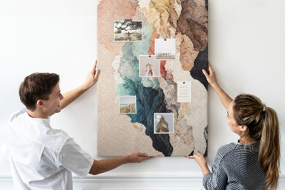 Quadro de cortiça Manchas abstratas