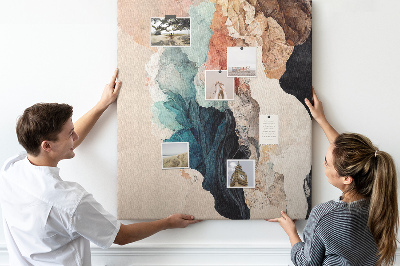 Quadro de cortiça Manchas abstratas