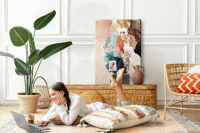 Quadro de cortiça Manchas abstratas