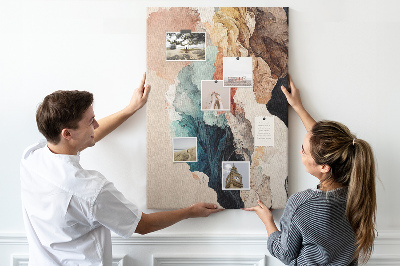 Quadro de cortiça Manchas abstratas