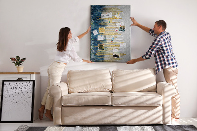 Lousa de cortiça Padrão decorativo