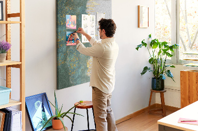 Painel de cortiça para parede Padrão decorativo