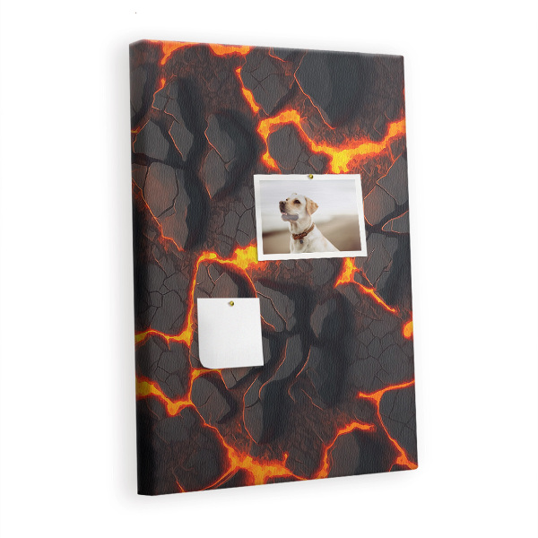 Lousa de cortiça Lava vulcânica