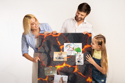 Lousa de cortiça Lava vulcânica