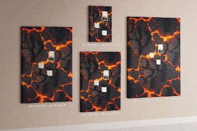 Lousa de cortiça Lava vulcânica