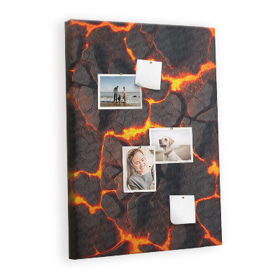 Lousa de cortiça Lava vulcânica