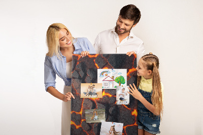 Lousa de cortiça Lava vulcânica