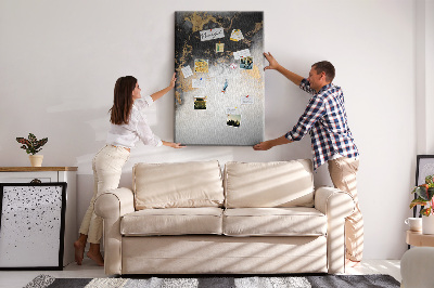 Painel de cortiça para parede Mármore abstrato