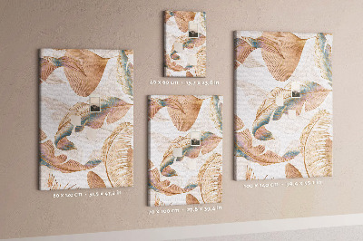 Quadro de cortiça Padrão de penas de pássaros