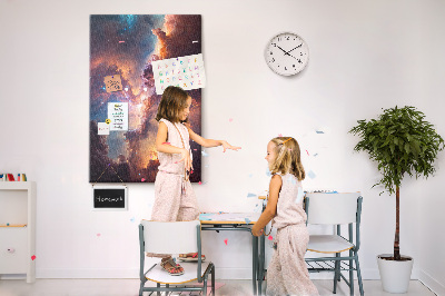 Lousa de cortiça Espaço galáctico