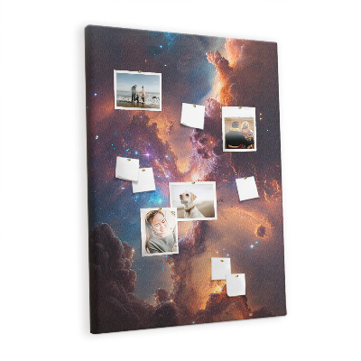 Lousa de cortiça Espaço galáctico