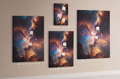 Lousa de cortiça Espaço galáctico