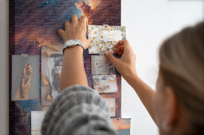 Lousa de cortiça Espaço galáctico