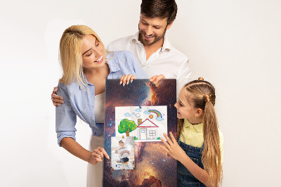 Lousa de cortiça Espaço galáctico