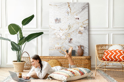 Painel de cortiça para parede Mármore decorativo