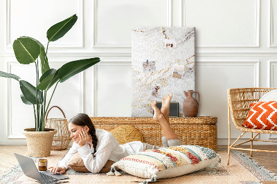 Painel de cortiça para parede Mármore decorativo