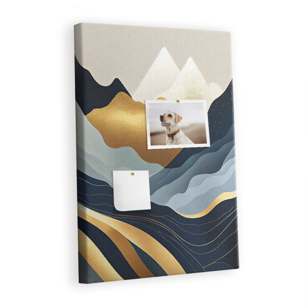 Quadro de cortiça Abstração de montanhas