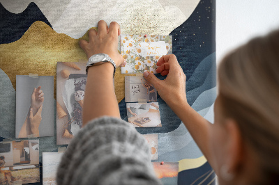 Quadro de cortiça Abstração de montanhas